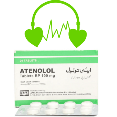 Atenolol used to control heart beat