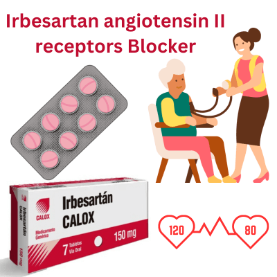 Irbesartan for lowering blood pressure