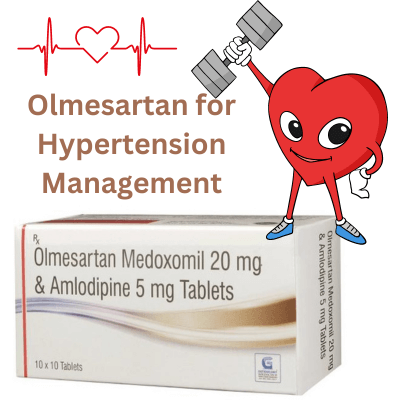 Olmesartan for lowering BP